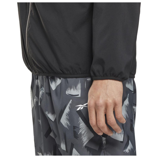 Reebok Ανδρικό αντιανεμικό μπουφάν Running Woven Wind Jacket Reebok Ανδρικό αντιανεμικό μπουφάν Running Woven Wind Jacket